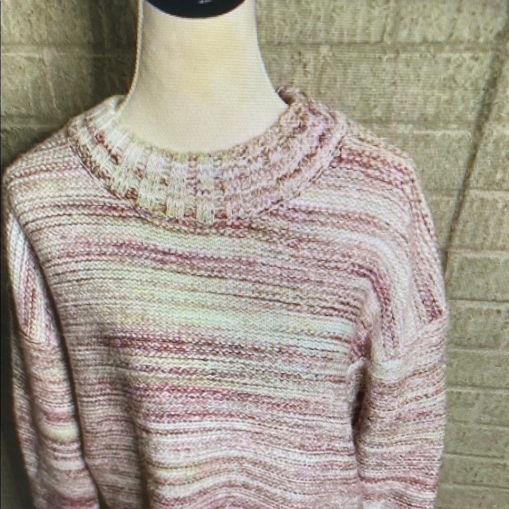 Old Navy Striped Long Sleeve Knit Pullover Sweater‎ Size Large